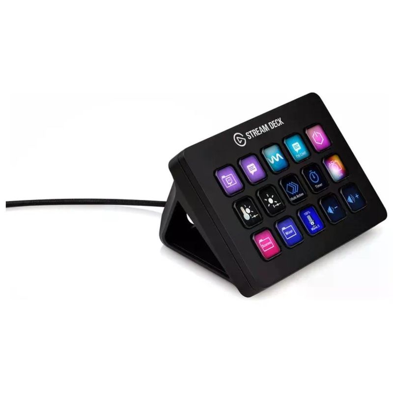 Elgato Stream Deck MK.2 – Controller USB con 15 tasti LCD programmabili, nero