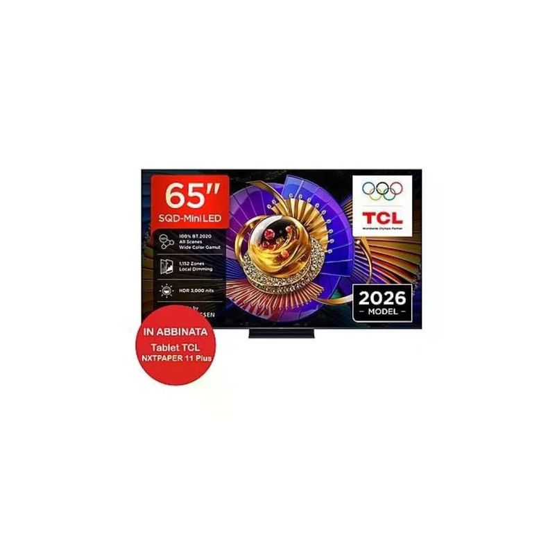 TCL 65C7L Smart TV 65” 4K SQD Mini LED 144 Hz