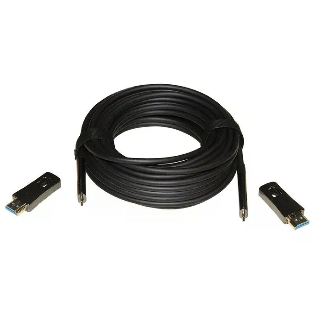 Link LKHD50FM Cavo HDMI 2.0 AOC in Fibra Ottica 50 m, 4K 60 Hz, Connettori Staccabili