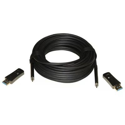 Link LKHD50FM Cavo HDMI 2.0 AOC in Fibra Ottica 50 m, 4K 60 Hz, Connettori Staccabili