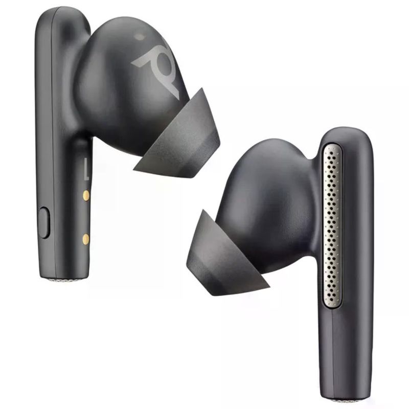 Poly Voyager Free 60+ UC – Auricolari wireless neri con custodia touchscreen OLED
