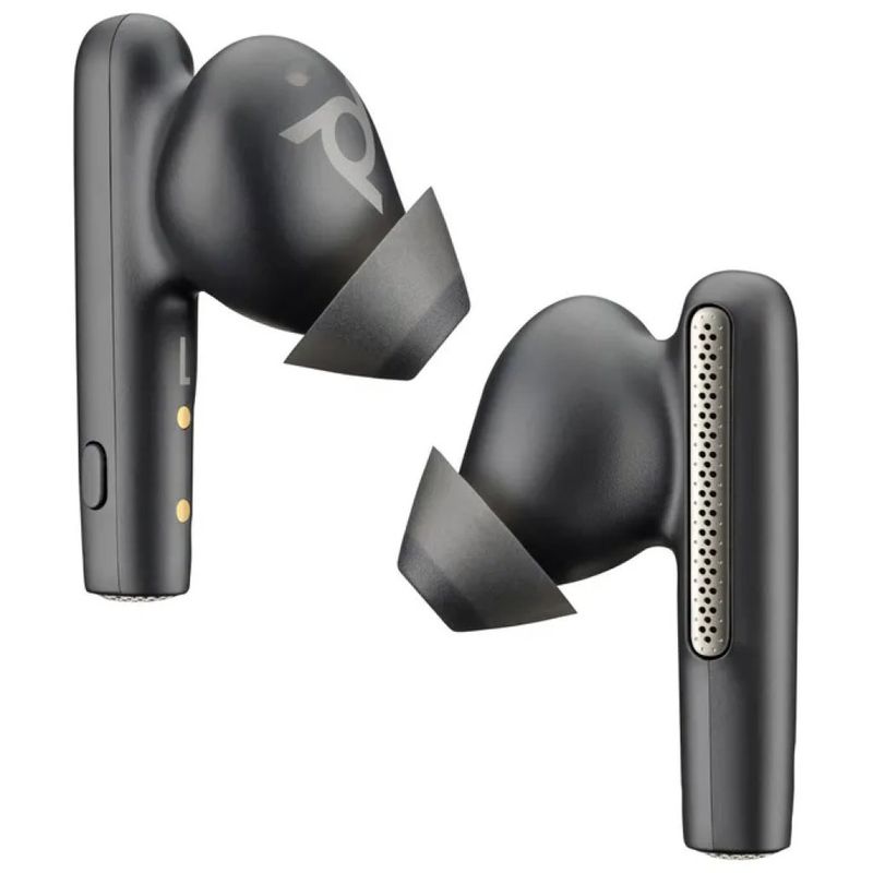 Poly Voyager Free 60+ UC Cuffie Wireless Nero con Custodia Touchscreen
