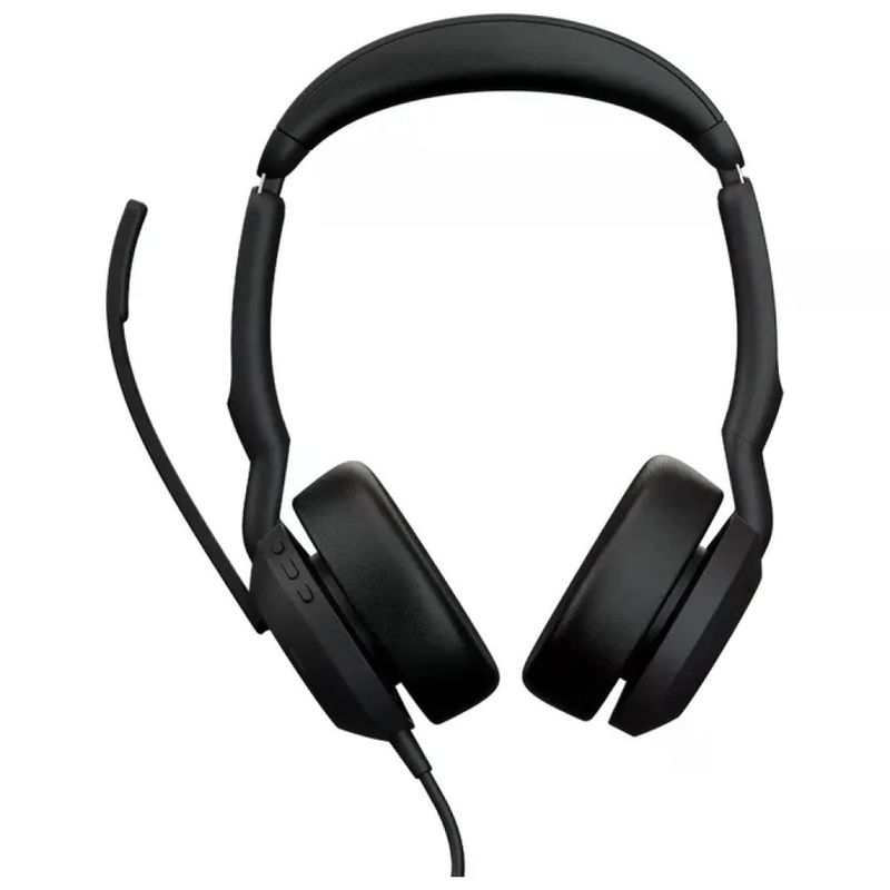 Jabra Evolve2 50 Cuffie Stereo Cablate USB-C/USB-A con Microfono, Nero