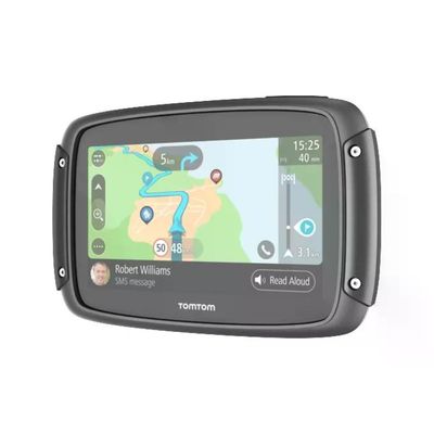 TomTom Rider 550 Premium Pack – Navigatore GPS per moto, display touch da 4,3”, Wi-Fi, mappe Europa
