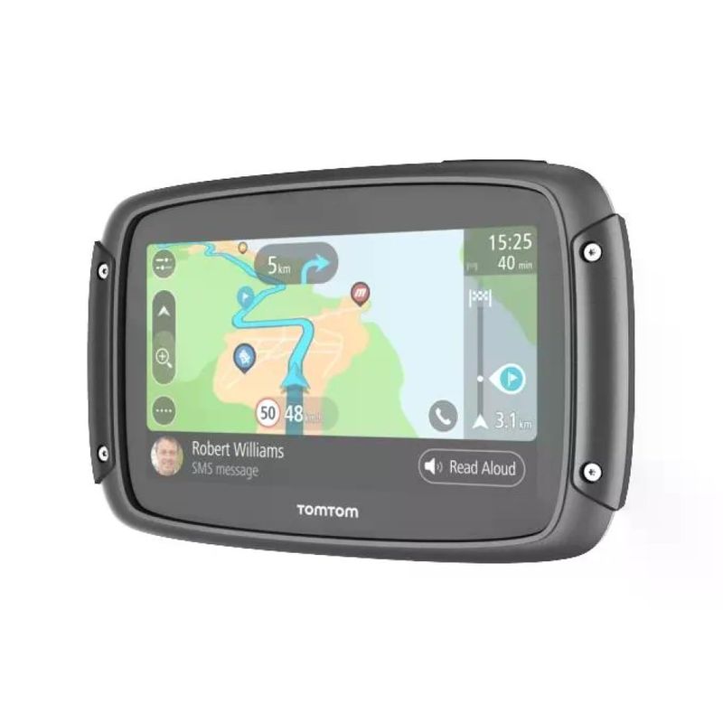 TomTom Rider 550 Premium Pack – Navigatore GPS per moto, display touch da 4,3”, Wi-Fi, mappe Europa