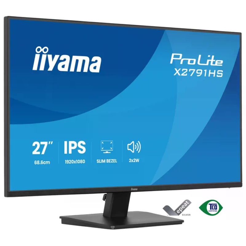 IIYAMA Monitor Iiyama ProLite X2791HS-B1 27 IIYAMA Monitor Iiyama ProLite X2791HS-B1 27" Full HD IPS 120Hz