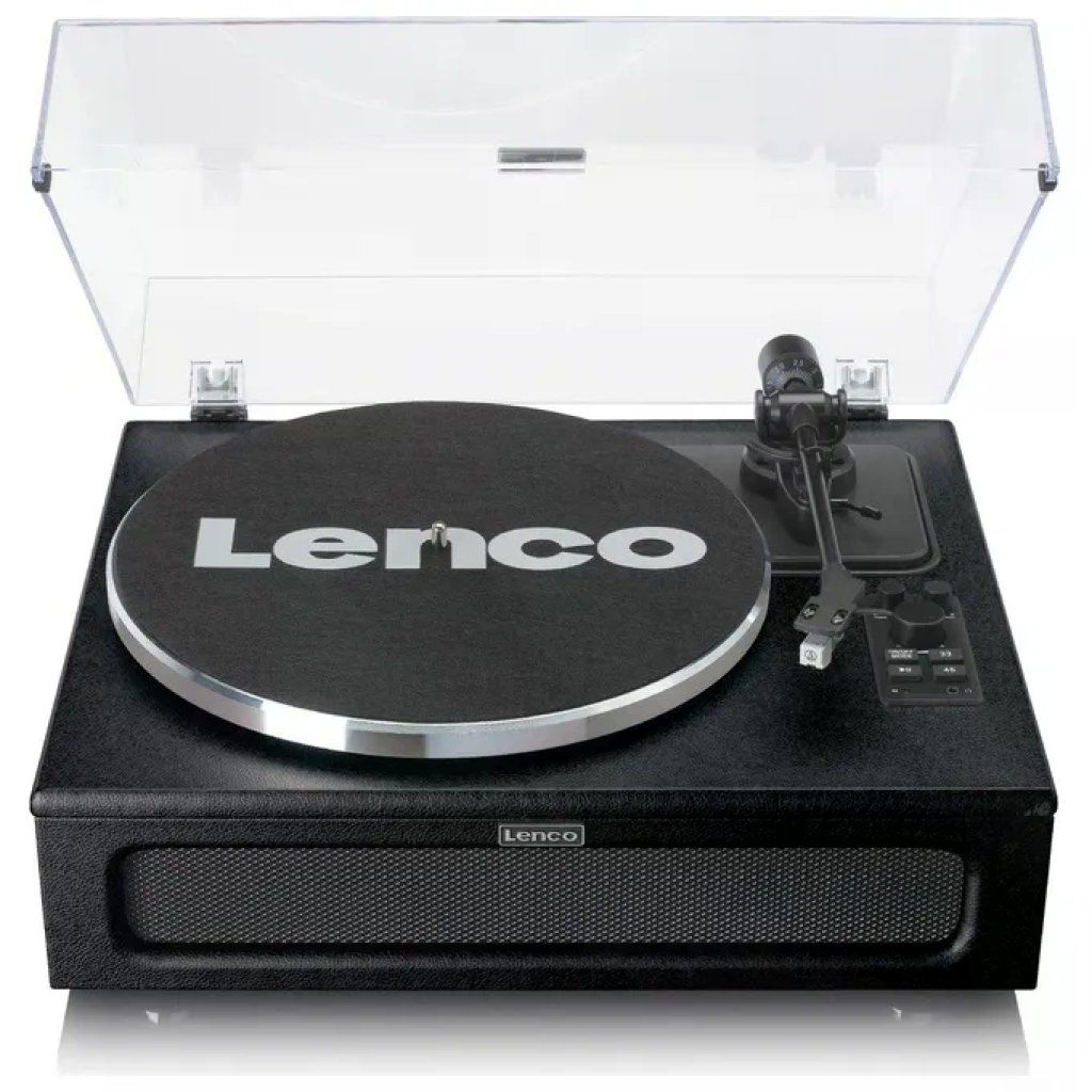 Lenco LS-430BK Giradischi Bluetooth 5.0 con 4 Altoparlanti Integrati, Nero Lenco LS-430BK Giradischi Bluetooth 5.0 con 4 Altoparlanti Integrati, Nero
