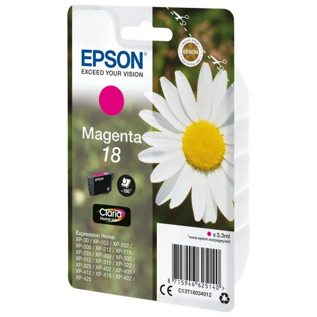Epson Margherita 18 C13T18034022 Cartuccia Magenta