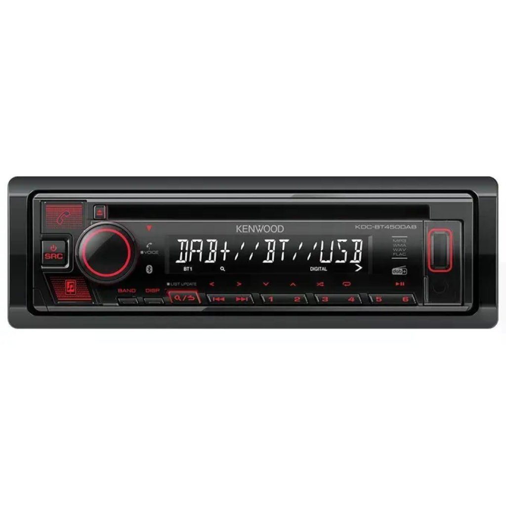 Kenwood KDC-BT450DAB Autoradio CD 1 DIN con DAB+ e Bluetooth