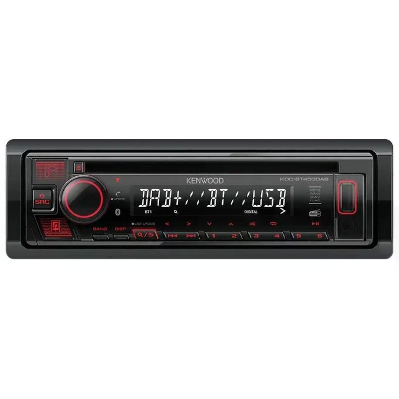 Kenwood KDC-BT450DAB Autoradio CD 1 DIN con DAB+ e Bluetooth Kenwood KDC-BT450DAB Autoradio CD 1 DIN con DAB+ e Bluetooth