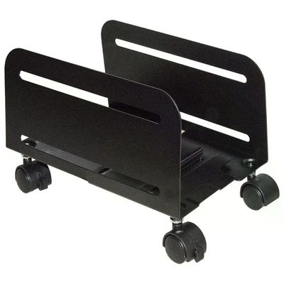 Link LKSUPF – Carrellino porta PC regolabile con 4 ruote, nero