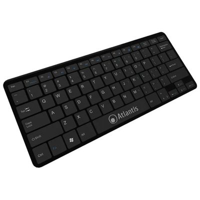 Atlantis Land Argo 900 – Tastiera Mini USB QWERTY Italiana, 78 tasti, nera Atlantis Land Argo 900 – Tastiera Mini USB QWERTY Italiana, 78 tasti, nera