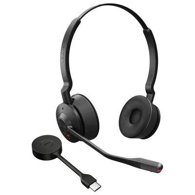 Jabra Engage 55 SE 9655-435-111 – Cuffia wireless DECT per ufficio, nera Jabra Engage 55 SE 9655-435-111 – Cuffia wireless DECT per ufficio, nera