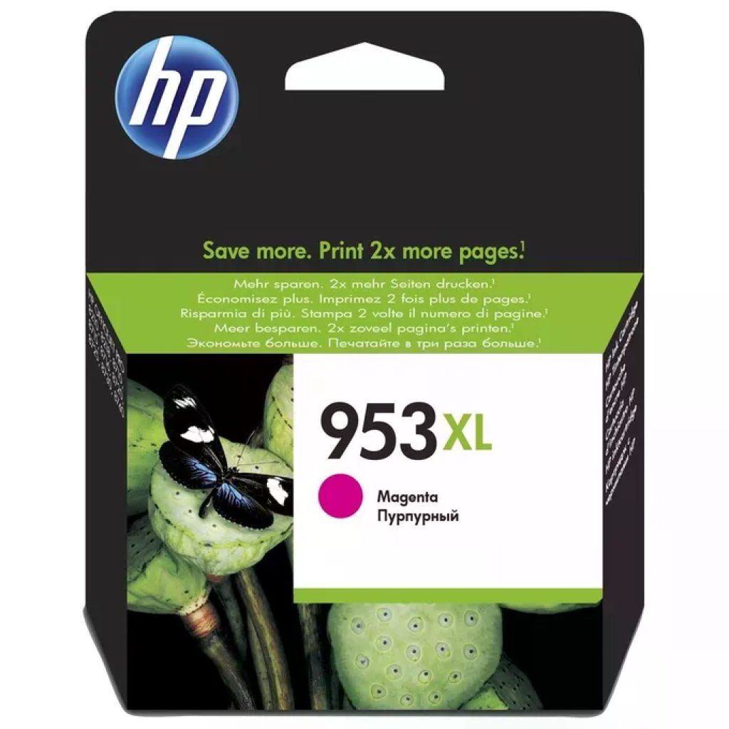 HP F6U17AE 953XL Cartuccia Inchiostro Pigmento Alta Resa 20.5 ml 1600 pagine colore Magenta