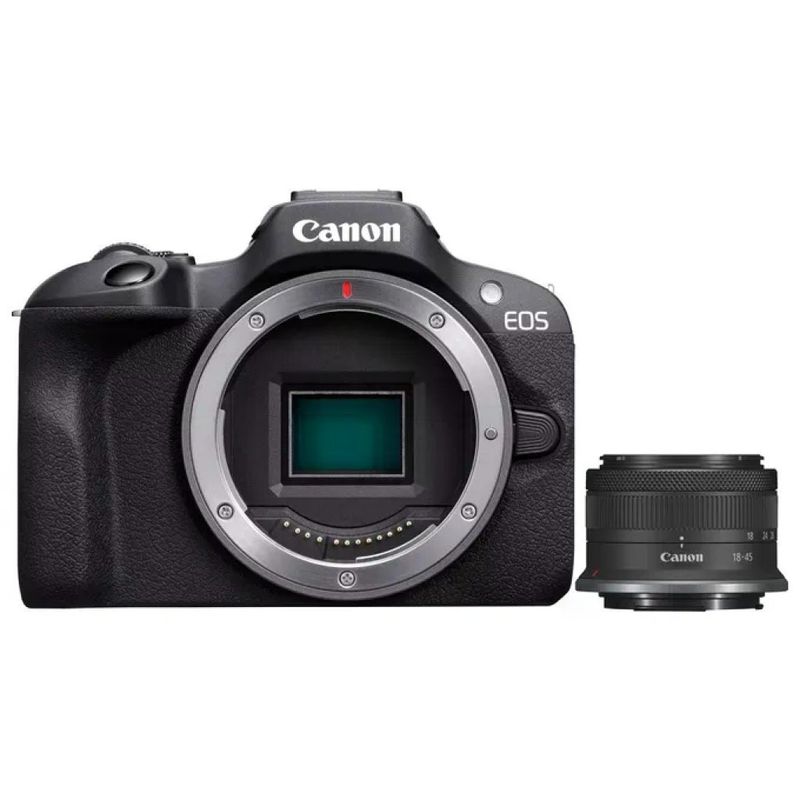 Canon EOS R100 Mirrorless APS-C 24,1 MP con RF-S 18-45mm Canon EOS R100 Mirrorless APS-C 24,1 MP con RF-S 18-45mm