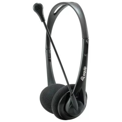 Conceptronic Equip 245302 Cuffie cablate con microfono, jack 3,5 mm, cavo 2 m