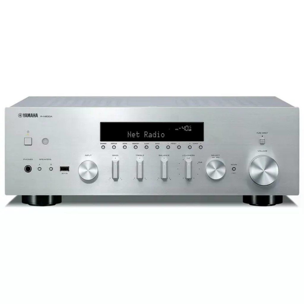 Yamaha R-N600A Sintoamplificatore di rete MusicCast 80 W, Wi-Fi, Bluetooth, DAB+