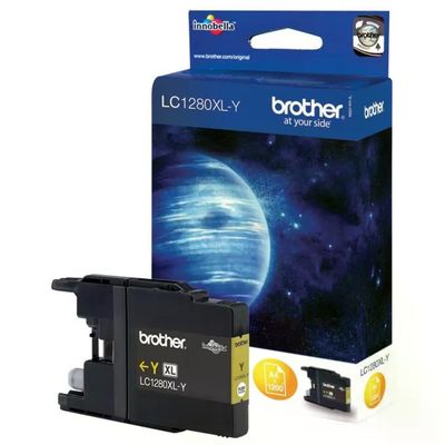 Brother LC1280XLY Cartuccia Inkjet Gialla XL Originale, fino a 1200 pagine