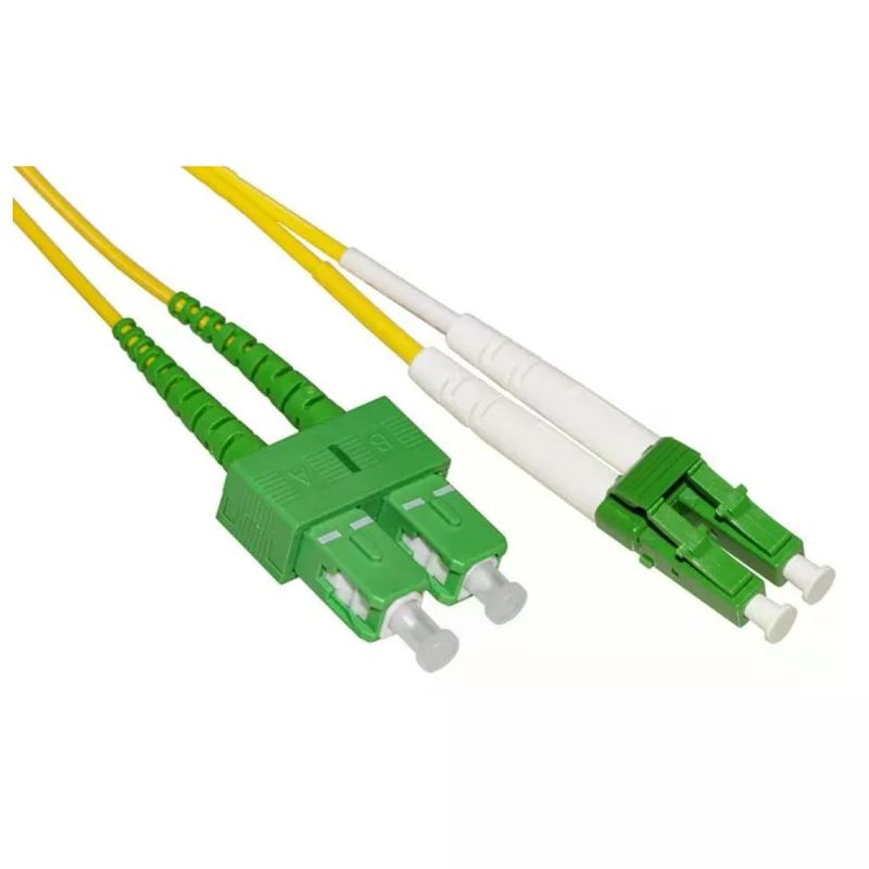 LINK Cavo fibra ottica duplex APC LC–SC singlemode 2 m LINK Cavo fibra ottica duplex APC LC–SC singlemode 2 m