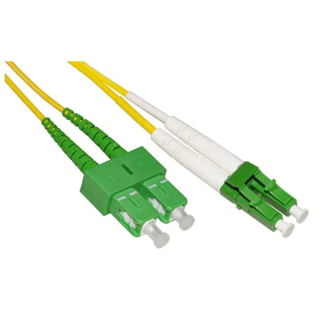 LINK Cavo fibra ottica LINK singlemode duplex APC LC-APC SC, 2 m LINK Cavo fibra ottica LINK singlemode duplex APC LC-APC SC, 2 m