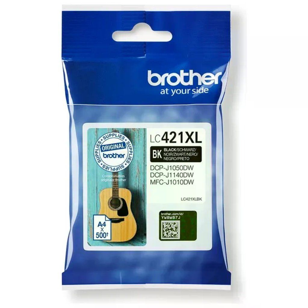 Brother LC421XLBK Cartuccia Originale Nero XL – 500 Pagine