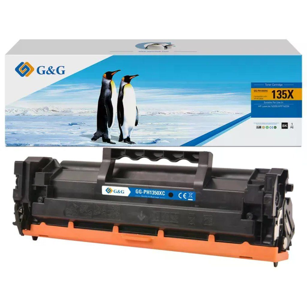 G&G Toner Nero Compatibile HP 135X W1350X con Chip
