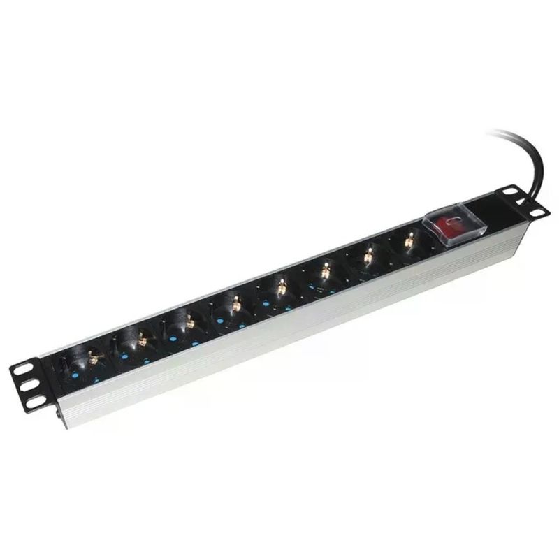 LINK LKMP08S Multipresa Rack 19 LINK LKMP08S Multipresa Rack 19" con 8 Prese Schuko, 16A, 3500W