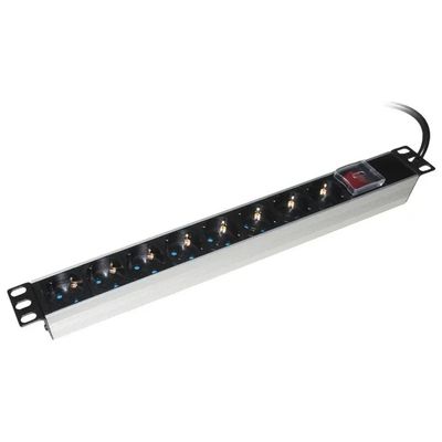 Link LKMP08S Multipresa Rack 19 Link LKMP08S Multipresa Rack 19" 1U con 8 prese Schuko, 16 A, 3500 W