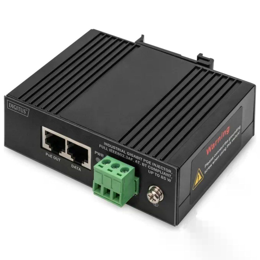 Digitus DN-651141 Iniettore Poe Gigabit Ethernet Industriale 10-100 Digitus DN-651141 Iniettore Poe Gigabit Ethernet Industriale 10-100