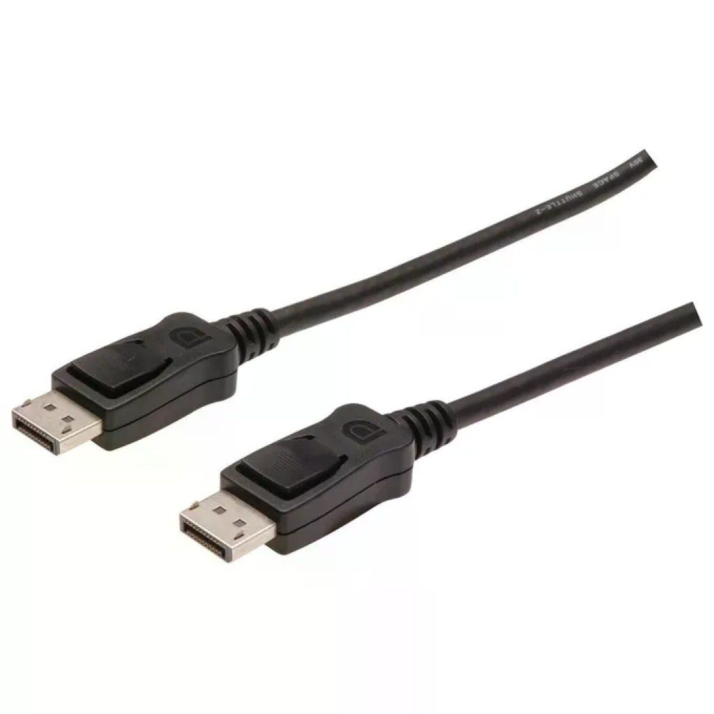 DIGITUS Cavo DisplayPort 1.2 4K, maschio-maschio, 2 m, nero