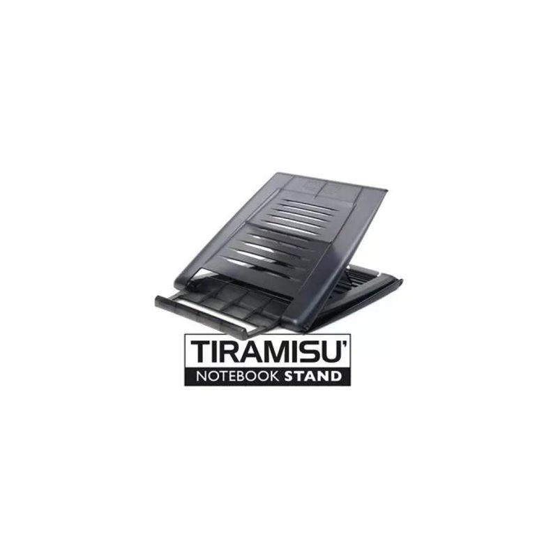 Hamlet XTMS100 Tiramisù - Supporto ergonomico per notebook fino a 17 pollici, 3 posizioni, nero Hamlet XTMS100 Tiramisù - Supporto ergonomico per notebook fino a 17 pollici, 3 posizioni, nero