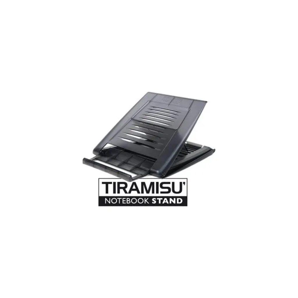 Hamlet XTMS100 Tiramisù – Supporto ergonomico per notebook fino a 17”, nero