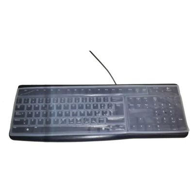 LINK Copritastiera in Silicone Trasparente 105 Tasti, 43 x 14 cm