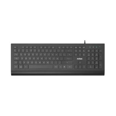 Nilox NXKBIT000014 – Tastiera USB nera Nilox NXKBIT000014 – Tastiera USB nera