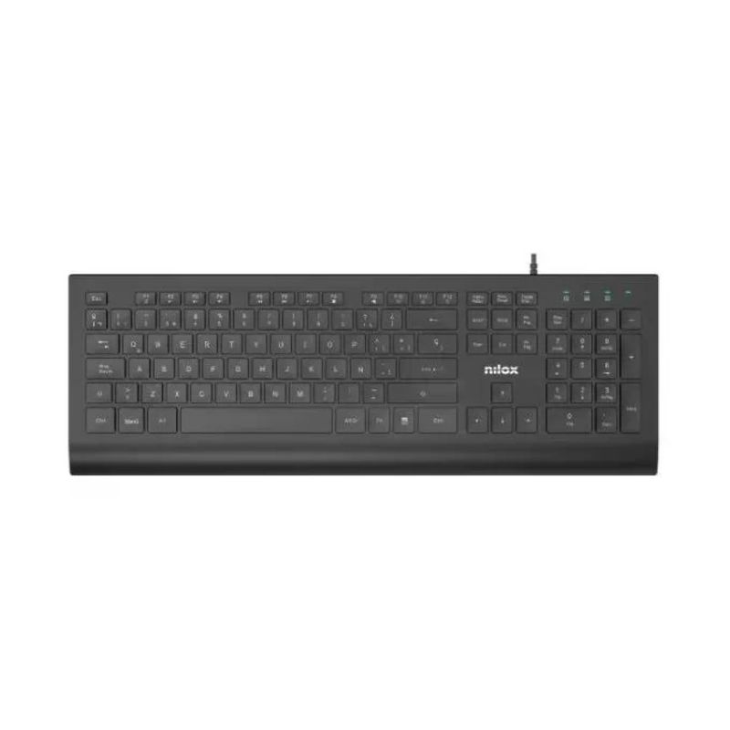 Nilox NXKBIT000014 – Tastiera USB nera Nilox NXKBIT000014 – Tastiera USB nera