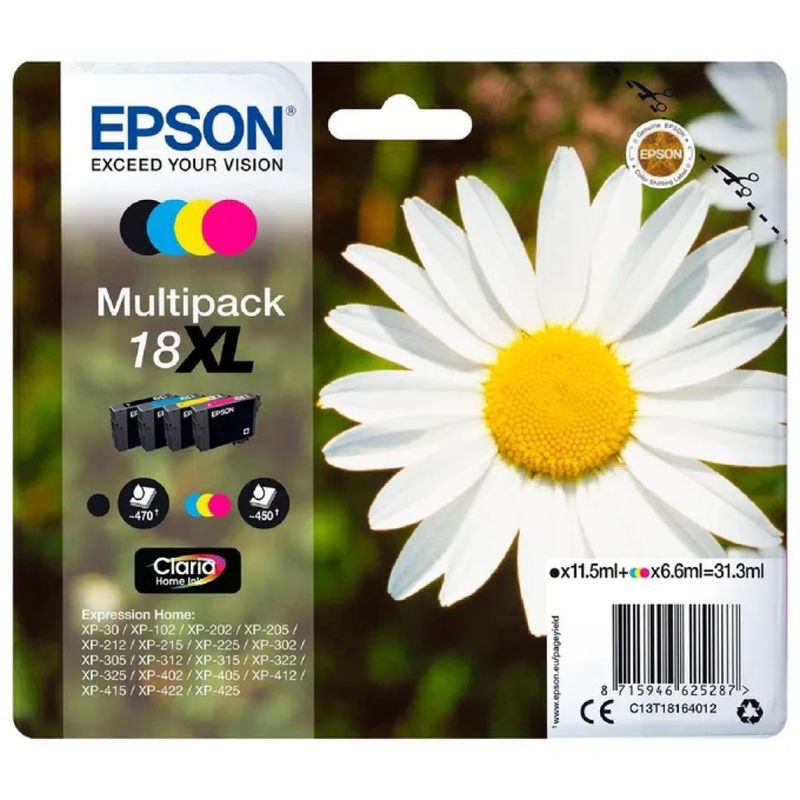 Epson Cartuccia Epson Margherita 18XL Giallo