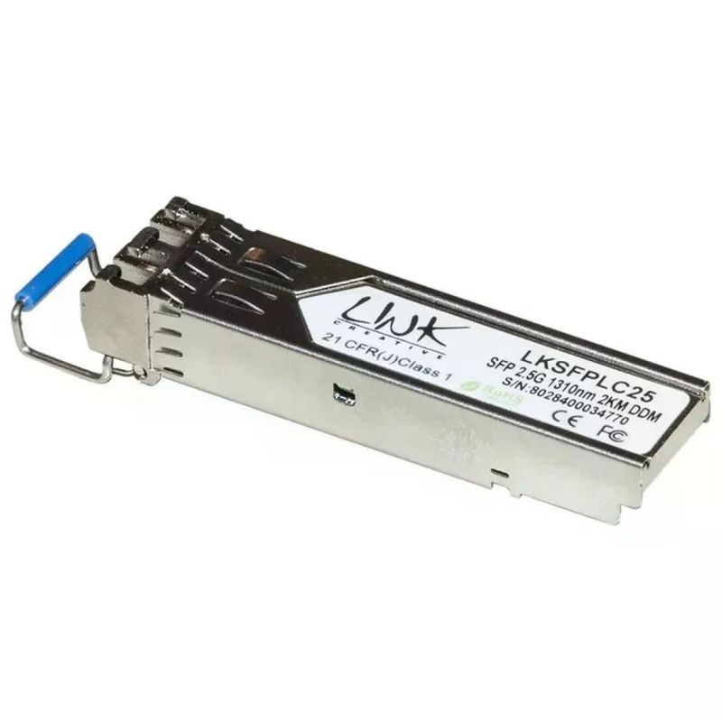 LINK LKSFPLC25 Modulo SFP Mini-GBIC Singlemode LC Duplex 2,488 Gbps, 2 km LINK LKSFPLC25 Modulo SFP Mini-GBIC Singlemode LC Duplex 2,488 Gbps, 2 km