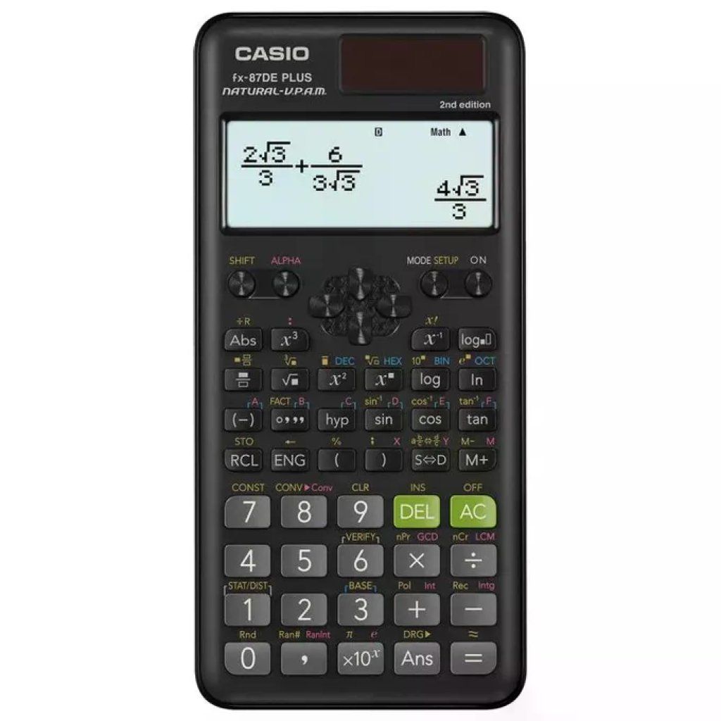Casio FX-87DE Plus 2nd Edition – Calcolatrice scientifica Casio FX-87DE Plus 2nd Edition – Calcolatrice scientifica