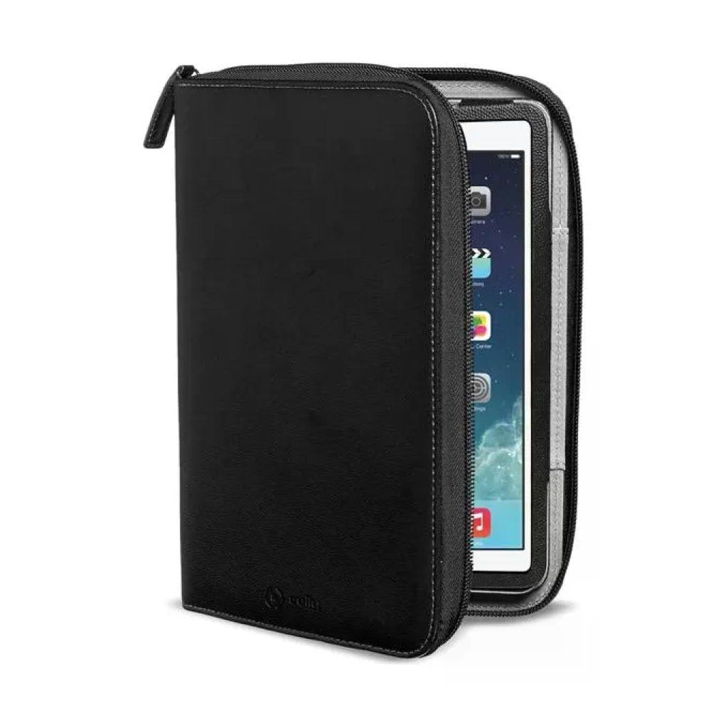 Celly Organizer con Zip per iPad Air – Nero