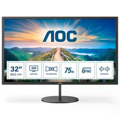 AOC Q32V4 Monitor 31,5” IPS QHD 75 Hz con Adaptive-Sync