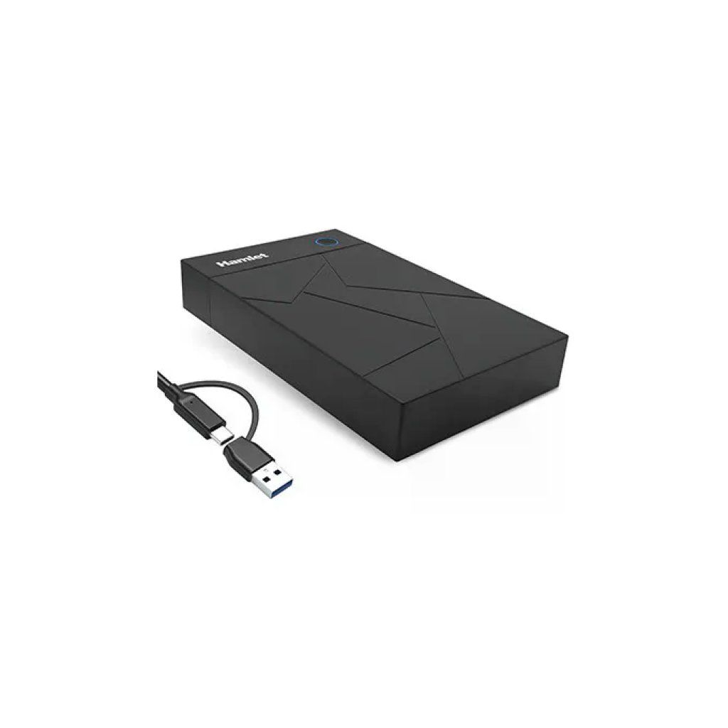 Hamlet HXD3U6G-AC Box Esterno per HDD SATA 3,5” USB-C e USB-A Hamlet HXD3U6G-AC Box Esterno per HDD SATA 3,5” USB-C e USB-A