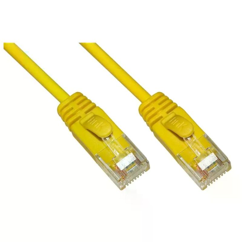 LINK Cavo Ethernet Patch Cat 6 UTP Slim Giallo, 5 m LINK Cavo Ethernet Patch Cat 6 UTP Slim Giallo, 5 m