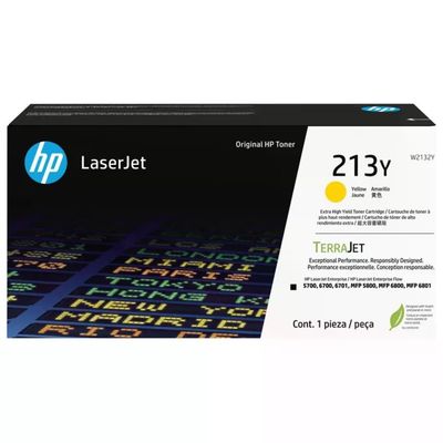 HP 213Y W2132Y Toner Originale Giallo ad Altissima Capacità HP 213Y W2132Y Toner Originale Giallo ad Altissima Capacità