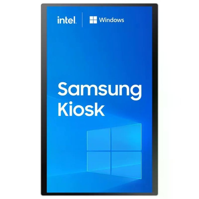 Samsung KM24C-3 Kiosk Monitor Touch 24” Full HD, Intel Core i3, Windows 10 IoT, 256 GB, Bianco