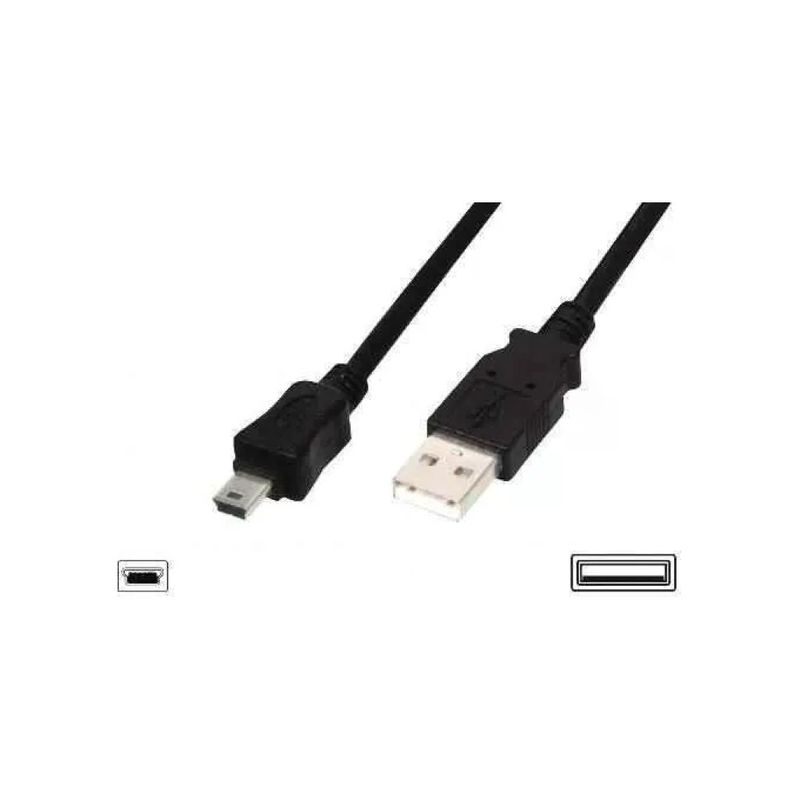 ITB SOLUTION Digitus AK-300108-010-S Cavo USB-A a Mini USB-B 5 Pin, 1 m ITB SOLUTION Digitus AK-300108-010-S Cavo USB-A a Mini USB-B 5 Pin, 1 m