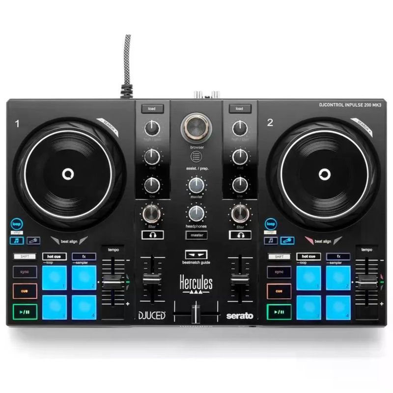 Hercules DJControl Inpulse 200 MK3 – Controller DJ USB-C