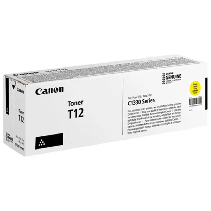 Canon T12 Y Toner Originale Giallo – 5.300 pagine Canon T12 Y Toner Originale Giallo – 5.300 pagine