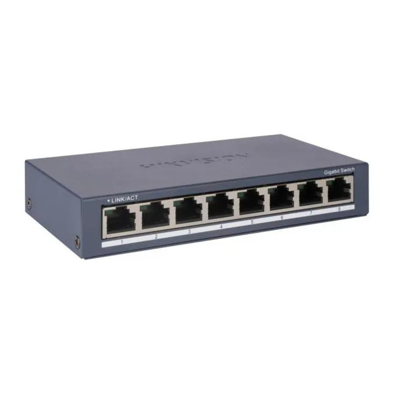 Hikvision DS-3E0508-O Switch Gigabit Ethernet a 8 Porte