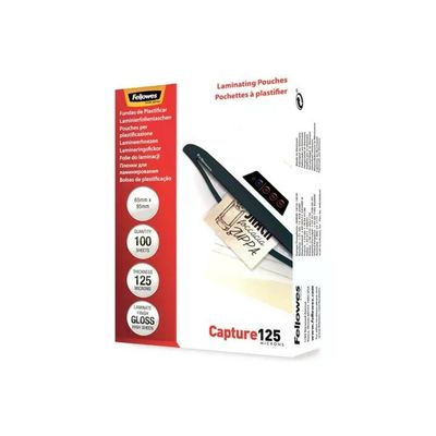 Fellowes Capture 125 Pouches per Plastificazione 65 x 95 mm, 100 Pezzi