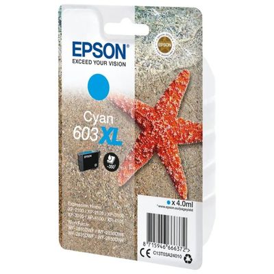 Epson 603XL Cartuccia Originale Ciano Epson 603XL Cartuccia Originale Ciano